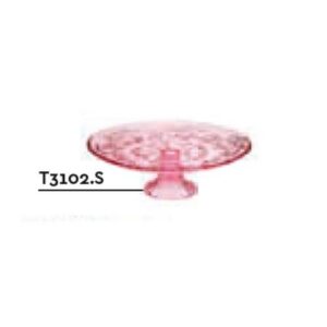 TORTIERA VETRO FLOWER MINI D.19,5X7,5 COD.T3102.S
