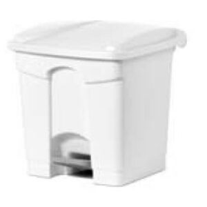 PATTUMIERA PLASTICA C/COP BIANCO 30LT COD. DIFP30 BI