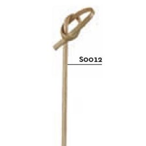SPIEDINI BAMBOO DECO RICCIOLO LEONE 15CM (100PZ) COD.S0012/070520
