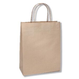 BUSTE REGALO C/MANICO CARTAmisura 28+12x39 AVANA A3 S/BORDO