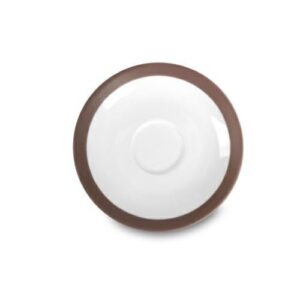 PIATTINO X TAZZA CAFFE' MARRONE COFFEE D12CM COD.2873T