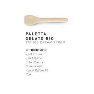 PALETTE GELATO PLA SFUSE COLOR CREMA CM.9,5 1KG COD.088012010