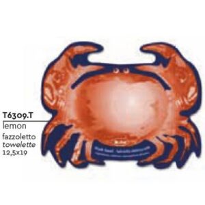 SALVIETTE AL LIMONE 11x8CM GRANCHIO COD.T6309.T