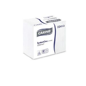 TOVAGLIOLO SYSTEM ONE NAPKINS COMPACT 11X21CM 2V COD.32413 (7200PZ)