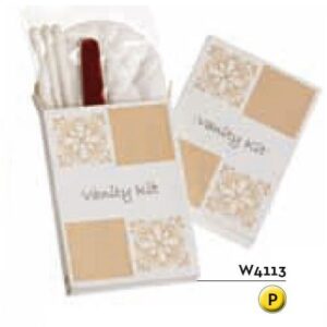 SET VANITY ACANTO (COTTON FIOC,DISCHI,LIMA) (100PZ) COD.W4113
