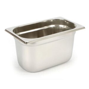 BACINELLA INOX GN 1/4 H15 26X16CM GASTRONORM COD.16106600T/806548H/29325M