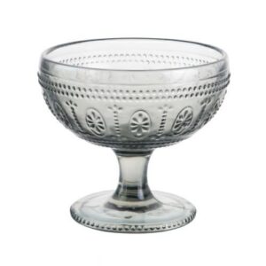 COPPA VETRO BAROQUE GRIGIO CL33,7 COD.6568T