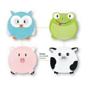 TOVAGLIETTE HAPPY FARM 38X36CM COD.T2223 (SET 4 MODELLI)