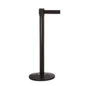 COLONNA NERA CON NASTRO RETRAIBILE (2PZ/CF) COD.103342