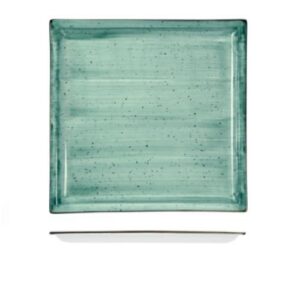 PIATTO QUADRO PORCELLANA JUST COLOR GREEN 29CM COD.7235T