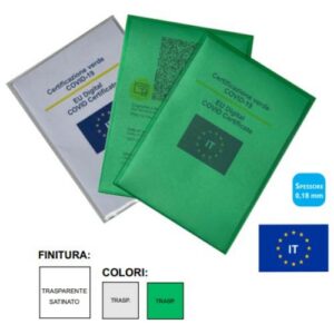 CUSTODIA PER GREEN PASS COD.500 (100PZ)