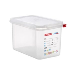 BACINELLA ARAVEN POLIPOPR. GN 1/4 H150 C/COP.ERMETICO LT.4,3 3028 COD.861900T/77575M