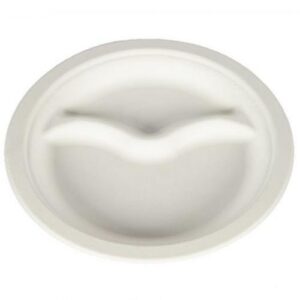 PIATTO BIS BIO-ECO YDP038 POLPA CELL d.22cm 25pz/cf