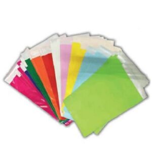 BUSTE REGALO 20x35 COL.MISTI C/ADESIVO POLYPROPILENE COD.R47/SAC20X35CPA (100PZ)