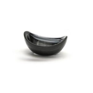 COPPETTA VETRO GONDOLA LAGUNA NERO 10,5X8CM COD.4879T