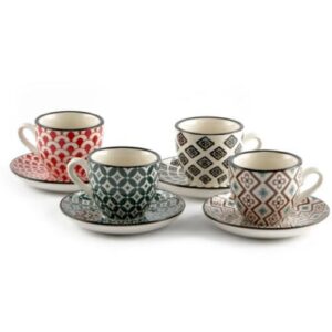 TAZZA CAFFE MOSAIK 9CL C/PIATTINO COD.12285T