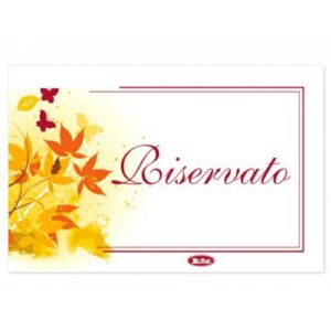 CARTONCINI RISERVATO FLOWERCM 8,5X5 50PZ/CF COD. T6111