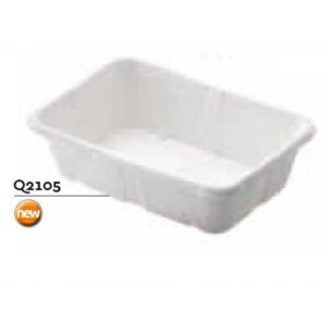 VASCHETTA RETTANGOLARE POLPA CELL. 18x12x7 950ML (50PZ) COD.Q2105