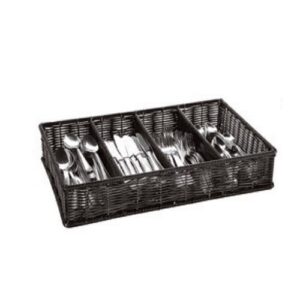 PORTAPOSATE 4 SCOMP NERO 53X32,5X9CM COD.42584-05