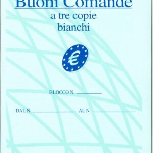 BUONI COMANDE 3 COPIE (10PZ)