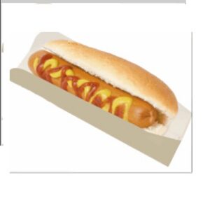 PORTA HOT DOG PICCOLI COLOR CREMA I.A. 16,5X5X4,7 I.A. (100PZ/CF) COD.0310206