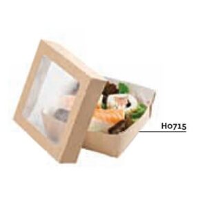 BOX C/FINESTRA CART. 400ML 10X10X4CM (25PZ) COD.H0715
