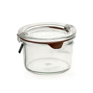 VASETTO VETRO WECK R CIL 200ML C/COPERCHIO D8CM H5,8 COD.3166T
