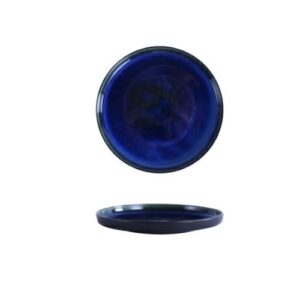 PIATTO TONDO MADEIRA NORDIC19CM NERO/BLU PORCELL COD.10853T