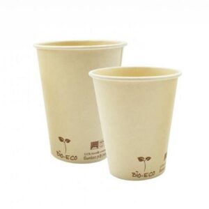 BICCHIERE BIBITA IN CARTONCINO 7OZ BAMBOO (50PZ) IA 1BG670