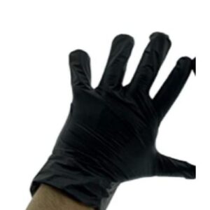 GUANTO TPE S/POLVERE NERO MISURA XL 200pz/cf