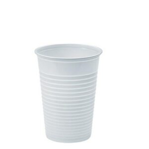 BICCHIERE PLASTICA BIANCO 200CC