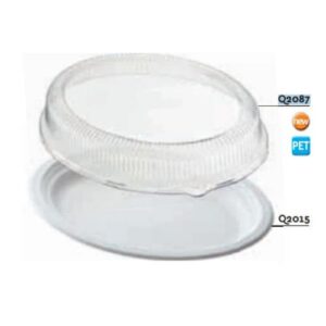 COPERCHIO PET TRASPARENTE XPIATTO OVALE (25PZ) COD.Q2087