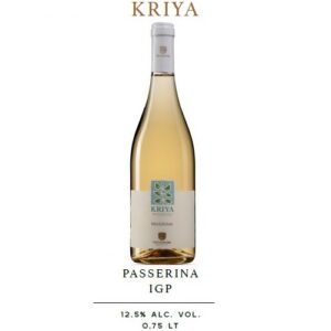 VINO KRIYA BIANCO PASSERINA IGP BIO VEGAN LT 0,75 12,5% VIGNA MADRE