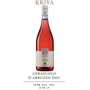 VINO KRIYA ROSATO CERASUOLO D'ABRUZZO DOC BIO VEGAN LT 0,75 12,5% VIGNA MADRE
