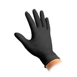 GUANTO NITRILE NERO S/POLVERE MISURA XL COD.GUN119XL (100PZ)