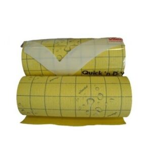 PANNO QUICK N DRY GIALLO ROTOLO VILEDA 25CM X10MT 145631/145632
