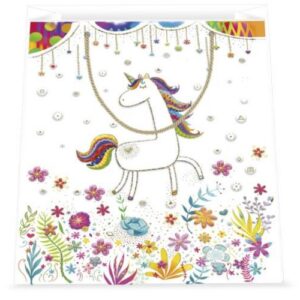 SHOPPING BAG UNICORN 26x32x12cm COD.21PL17 L 12pz/cf