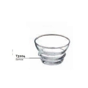 COPPETTA SAMOA VETRO T3204 100ml d.7,5x5h (6pz)