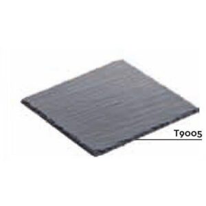 VASSOIO ARDESIA NERO QUADRATO 15X15x0,5cm COD.T9005 (3PZ)